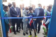 افتتاح سالن ورزشی دبیرستان دکترحسابی در بندرلنگه