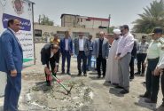 کلنگ هنرستان 9 کلاسه معدن در حاجی آباد به زمین زده شد