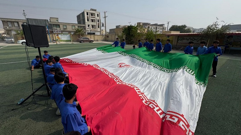 ایران سرافراز؛آغاز سال تحصیلی ۱۴۰۵-۱۴۰۴ با نواختن زنگ مهر و اهتزاز پرچم ملی