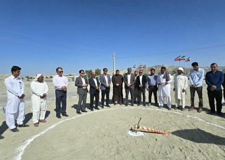 گام بلند خیرین در شرق هرمزگان ؛برگزاری آیین کلنگ زنی آموزشگاه متوسطه اول روستای هنگستان 