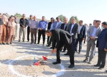 برگزاری آیین کلنگ زنی مدرسه 6 کلاسه ایسین