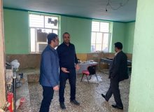 بازدید از مدارس آسیب دیده طی سیل اخیر در شهرستان سیریک