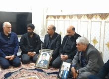 دیدار رییس سازمان نوسازی مدارس کشور  با خانواده شهید” امیر علی و محمد حسن زاده ” از شهدای مدرسه شجره طیبه میناب
