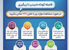 سامانه فواد ( تلفن 128 ) فاصله کوتاه شنیدن تا پیگیری