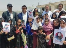 کلنگ ساخت مدرسه ۶ کلاسه عاشورا در انجیرک هشتبندی به زمین زده شد