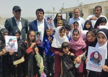 کلنگ ساخت مدرسه ۶ کلاسه عاشورا در انجیرک هشتبندی به زمین زده شد