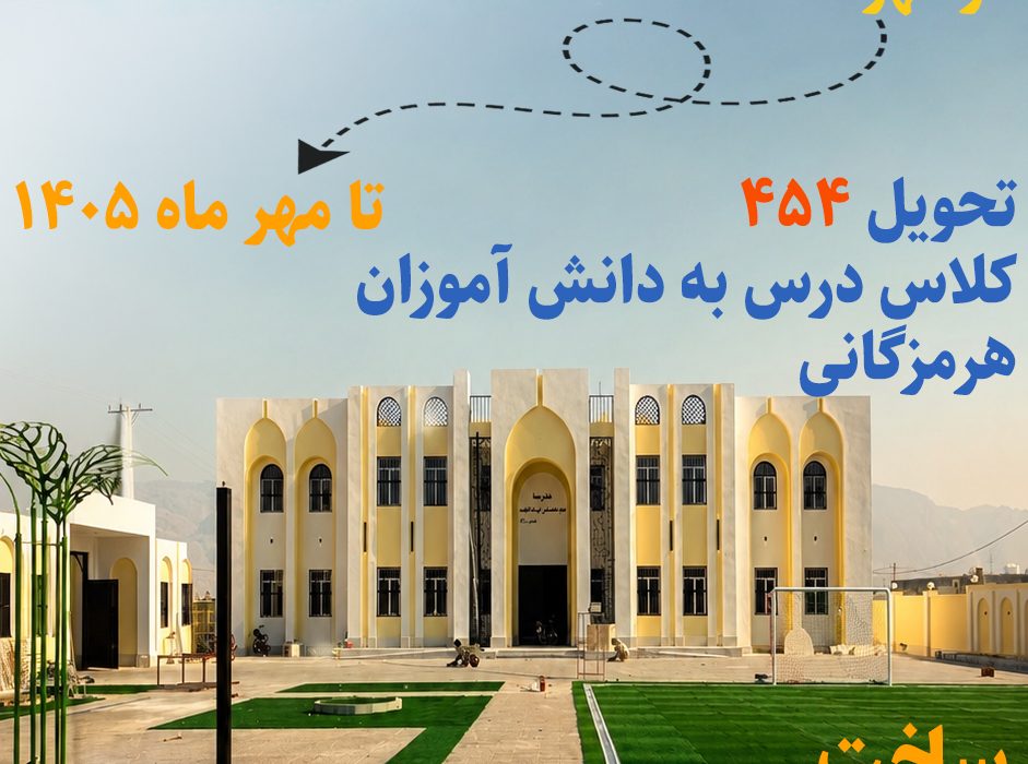 اینفوگرافیک// نبض مدرسه سازی در هرمزگان (هفته دولت گرامی باد)