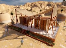 انیمیشن مدرسه عشایری منطقه احمدی هرمزگان /اقلیم گرم و مرطوب